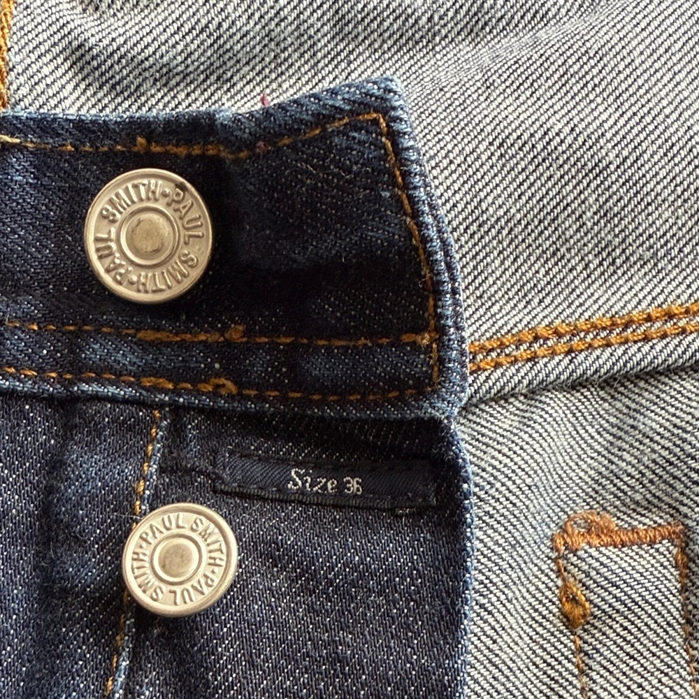Paul Smith Indigo Denim Jeans - men size 36 - Picture 6 of 10